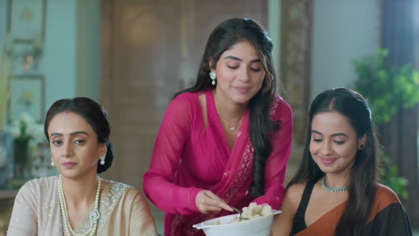 Rahi looking thoughtful while preparing breakfast