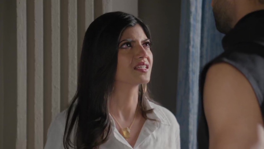 Riya and Rishank arguing in a tense moment