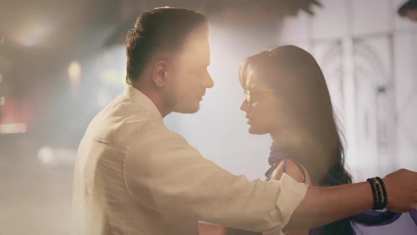 Vikrant and Mannat sharing a close moment while Mallika looks jealous